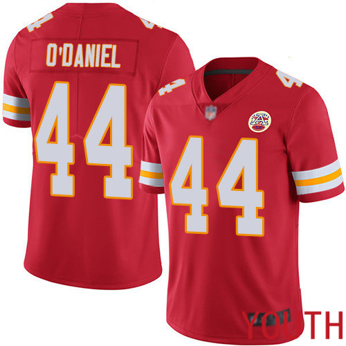Youth Kansas City Chiefs #44 ODaniel Dorian Red Team Color Vapor Untouchable Limited Player Nike NFL Jersey->youth nfl jersey->Youth Jersey